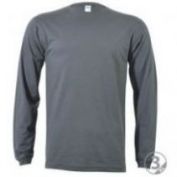 CAMISETA M/L LONG GRIS PLOMO