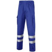 PANTALON AV MULTIBOLSILLOS ALGODON 270 GR SEANA 11154 AZULINA