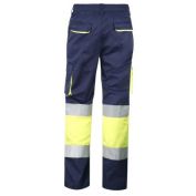PANTALON AV MULTIBOLSILLOS FORRADO WORKO WR 2 152 AMARILLO-MARINO