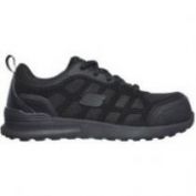 ZAPATILLAS SEGURIDAD SKECHERS BULKLIN AYAK MUJER S1P SRC ESD NEGRO