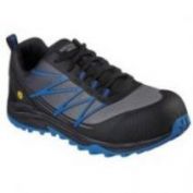 ZAPATOS SEGURIDAD SKECHERS PUXAL HOMBRE S1P SRC ESD NEGRO