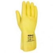 GUANTE JUBA NOVA 38 62138 LATEX FLOCADO AMARILLO # T-8
