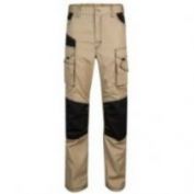 PANTALON CANVAS MULTIBOLSILLOS VELILLA 103011B BEIGE-NEGRO