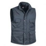 CHALECO ACOLCHADO MULTIBOLSILLOS VALENTO REPORTER GRIS CEMENTO