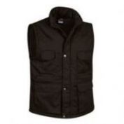 CHALECO ACOLCHADO MULTIBOLSILLOS VALENTO REPORTER NEGRO