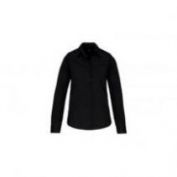CAMISA POPELINA M/L MUJER K542 NEGRA
