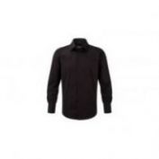 CAMISA ENTALLADA M/L HOMBRE RU946 NEGRA