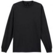CAMISETA M/L ULTRA ALGODON HOMBRE GI2400 NEGRA