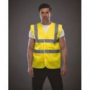 CHALECO AV MALLA RECICLADA HOMBRE YHVW120 AMARILLO
