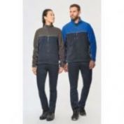 FORRO POLAR ECO FRIENDLY UNISEX WK904 NEGRO-VERDE BOTELLA