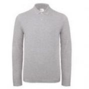POLO BASICO M/L HOMBRE CGPUI12 GRIS CLARO