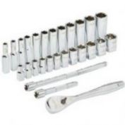 JUEGO 28 PIEZAS COMPACT SLIM 1/4 MILWAUKEE PACKOUT