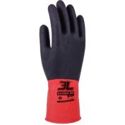 GUANTE LATEX FLOCADO 3L ECOBIC BR BL17