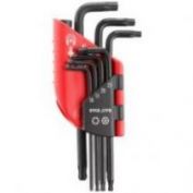 JUEGO DE 7 LLAVES ACODADAS TORX CABEZA ESFERICA FACOM CON CARTERA