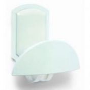 PERCHA C/EMBELLECEDOR BRINOX #7242 BLANCA