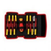 JUEGO 13 DESTORNILLADORES AISLADO ESTUCHE TELA SINEX # YF-21607B
