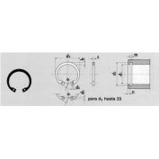 ANILLO SEGURIDAD DIN 472-I INOX. #72