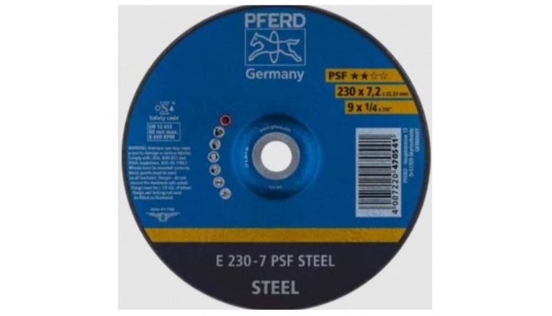 DISCO DESBASTE PFERD #E 230-7 A30PPSF