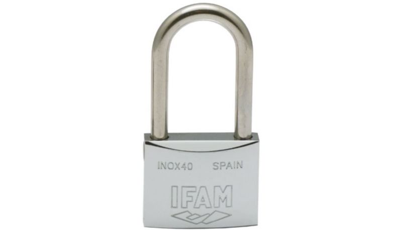 CANDADO IFAM ARCO LARGO INOX.