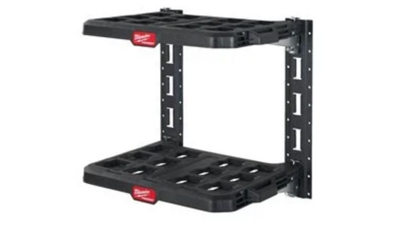 SISTEMA DE RACKS DE MONTAJE PACKOUT MILWAUKEE# RACKING SYSTEM KIT(2 SHELVES & E-TRACK)