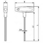 LLAVE ALLEN MANGO T 906Q AMFO