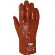 GUANTES PVC ROJOS D/CAPA JUBA 4121X #227 RI 8.5/9