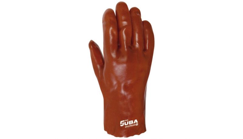 GUANTES PVC ROJOS TUFF JUBA 4121X #5P-235-RJDN