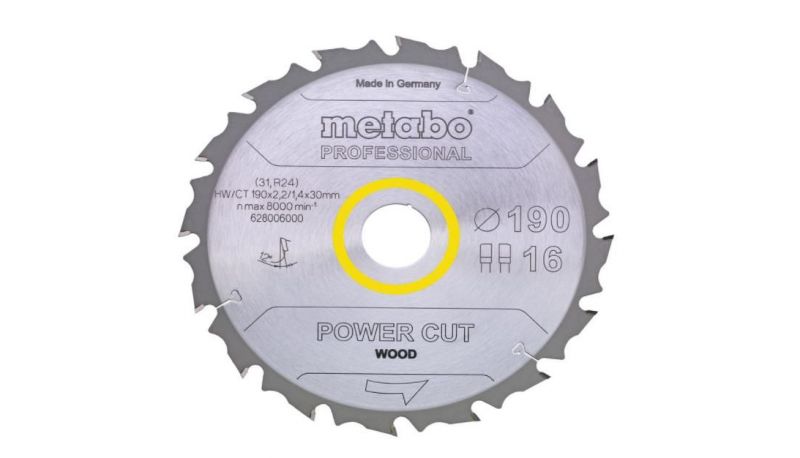 HOJA SIERRA CIRCULAR METABO #28007