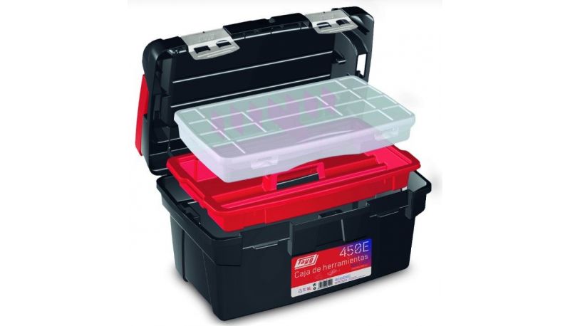 CAJA HERRAMIENTAS PLASTICO TAYG #450-E