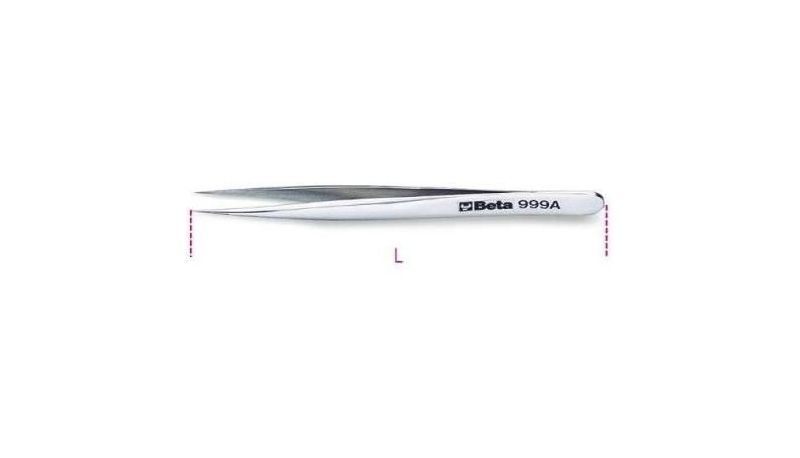 PINZA CORTA FINA INOX. BETA 999A #120 MM.