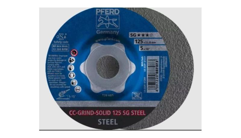 DISCO DESBASTE PFERD #CC-GRIND SOLI.125 A