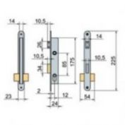 CERRADURA LINCE 5550 # 14