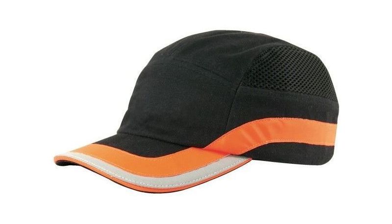 GORRA ANTIGOLPES CLIMAX #NEGRA/NARANJA