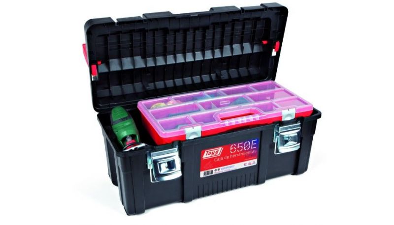 CAJA HERRAMIENTAS PLASTICO TAYG #650-E