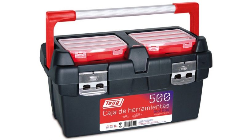 CAJA HERRAMIENTAS PLASTICO TAYG #500