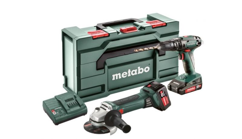 COMBO SET 2.4.4 18V SB 18 + W 18 L 9-125 METABO #OFERTA