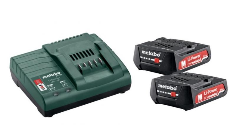 COMBO SET 2 X 2,0 AH METABO #OFERTA