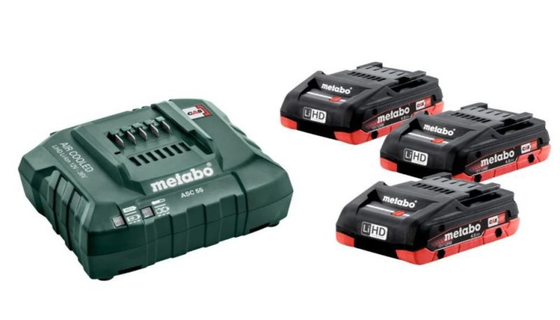 COMBO SET LI-HD 3 X 4,0 AH METABO #OFERTA