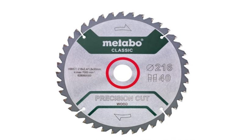 DISCO SIERRA CIRC. METABO#HW/CT 216X30 40WZ