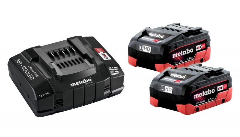 COMBO SET LI-HD 2 X 5,5 AH METABO #OFERTA