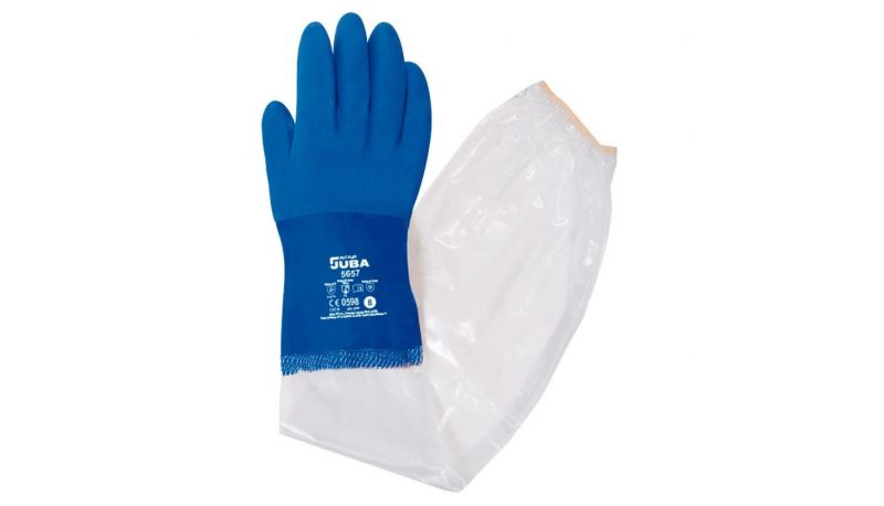 GUANTES PVC AZ TRIPLE CAPA JUBA 4121A #5657 T- 8