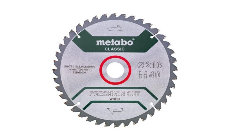 DISCO SIERRA METABO #PRECISION CUT CLASSIC 254X30 Z40