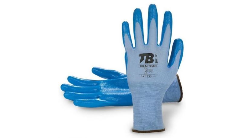 GUANTES NITRILO AZUL TB 2121X #700AZ TOUCH