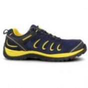 ZAPATOS SEGURIDAD RADIO AZUL MARINO AMARILLO  S1 PL FO PAREDES