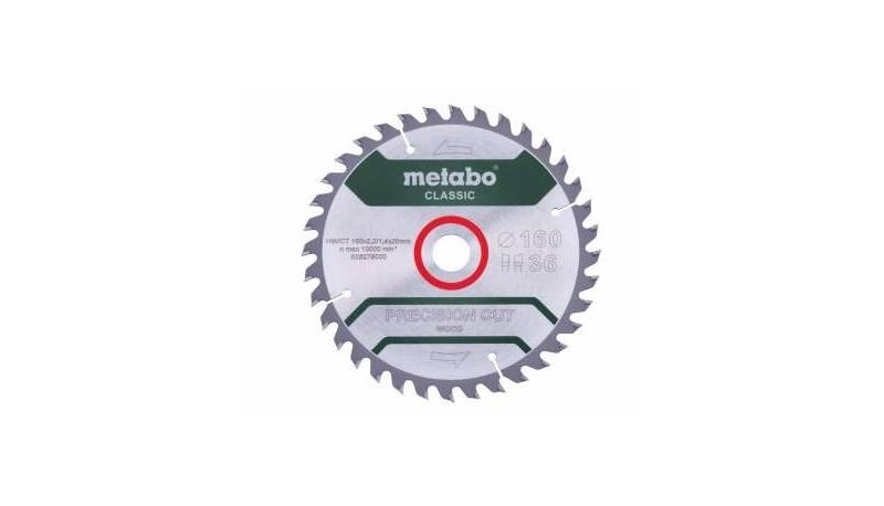 DISCO SIERRA METABO #PRECISION CUT CLASSIC 160X20 Z36