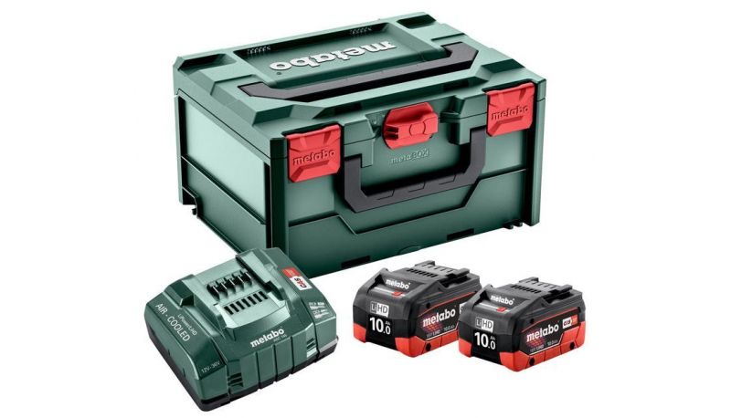 COMBO SET LI-HD 2 X 10 AH + ASC 145 METABO #OFERTA