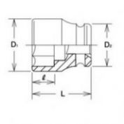 LLAVE VASO IMPACTO 6C 35 KOKEN 3/4 #MM