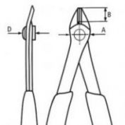 ALICATE CORTA ALAMBRE KNIPEX M/BIM 140M