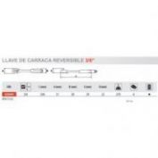 LLAVE CARRACA REVERSIBLE EGA MASTER