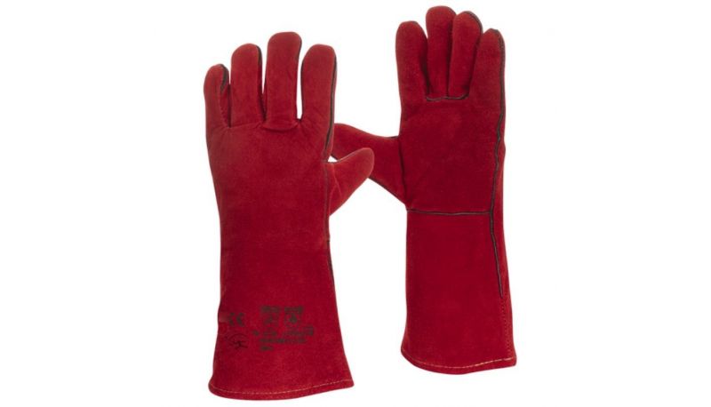 GUANTES SOLDADOR SERRAJE ROJO 3143X VALSUR 